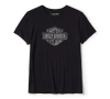  T-SHIRT DAMSKI HARLEY-DAVIDSON ESSENTIAL CZARNY-ROZMIAR S