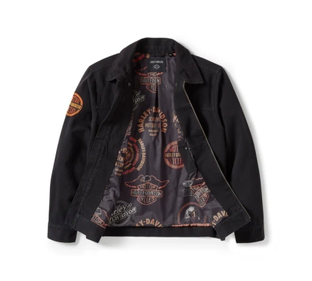 ODZIEŻ JACKET-WOVEN,BLACK