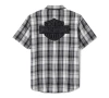 ODZIEŻ - SHIRT-WOVEN,GREY/GREY PLAID