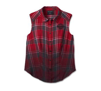 KOSZULA SHIRT WOVEN RED PLAID