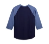 ODZIEŻ - TEE-KNIT,BLUE COLORBLOCK (XXL)