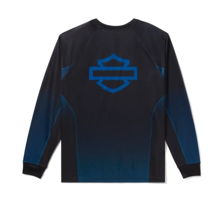 ODZIEŻ - MOTO JERSEY-KNIT,PERFORMANCE,BLUE

