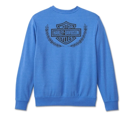 BLUZA SWEATSHIRT KNIT BLUE