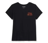 ODZIEŻ- TEE-KNIT,BLACK