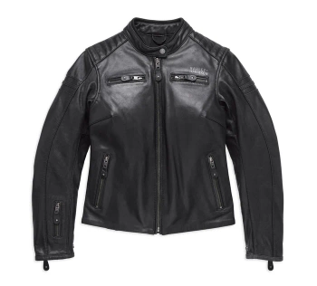 KURTKA JACKET  LEA #1 SKULL BLK