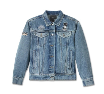 SPODNIE JACKET DENIM BLUE