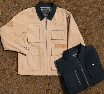 KURTKA - JACKET-WOVEN,BLACK