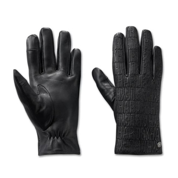 DAMSKIE SKÓRZANE RĘKAWICZKI- ROZMIAR L