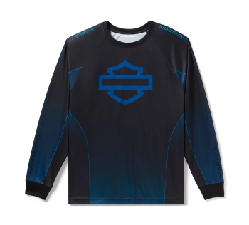 BLUZA  MOTO JERSEY-KNIT PERFORMANCE BLUE