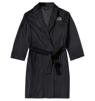 ODZIEŻ - ROBE-KNIT,BLACK
