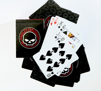 DART WORLD - WILLIE G SKULL PLASTIC PLAYING CARDS