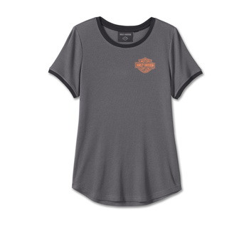 KOSZULKA - TEE-KNIT,DARK GREY