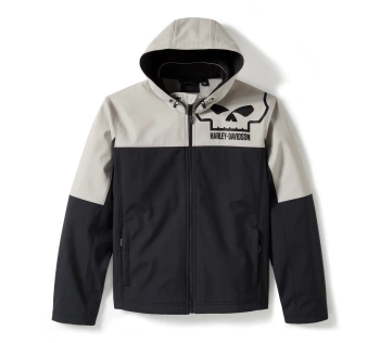 ODZIEŻ  - JACKET-KNIT,BLACK/GREY