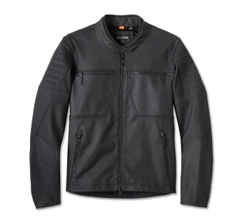 KURTKA JACKET WILLIE G LEATHER BLACK